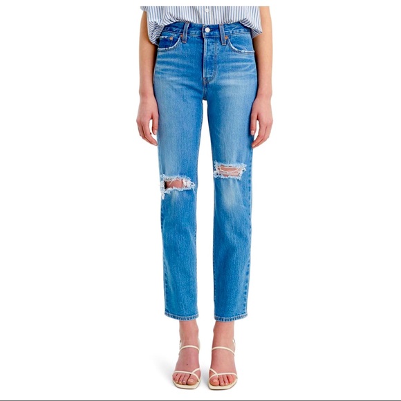 Levi's Denim - Levi’s Wedgie Icon Fit Ripped Straight Leg - 25